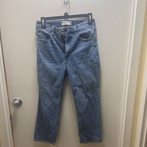 Abercrombie & Fitch Classic Blue Straight Leg Jeans